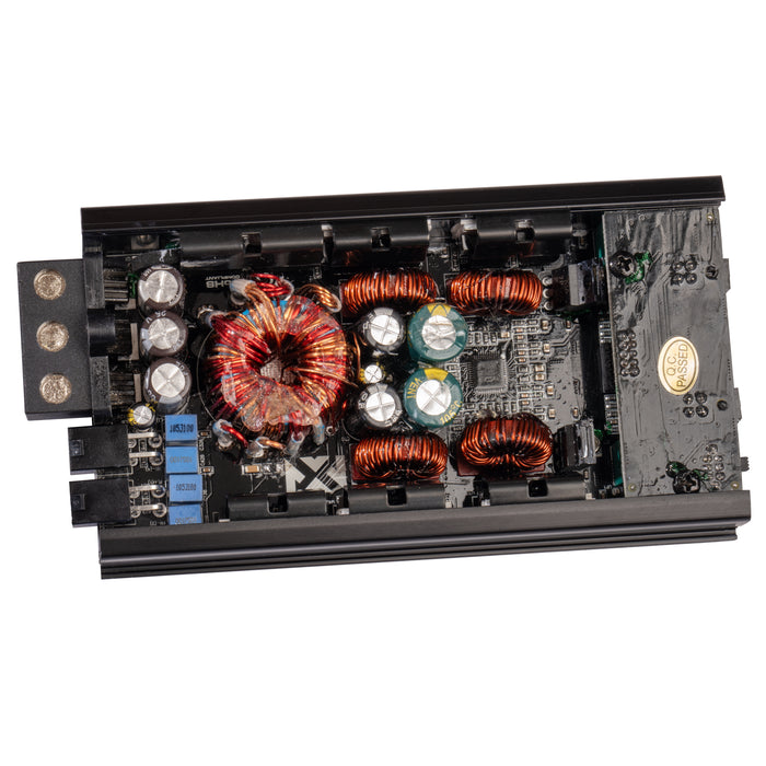 VADM4v2 500W RMS V-Series Micro Full-Range Class D 4-Channel Amplifier (Marine Certified)